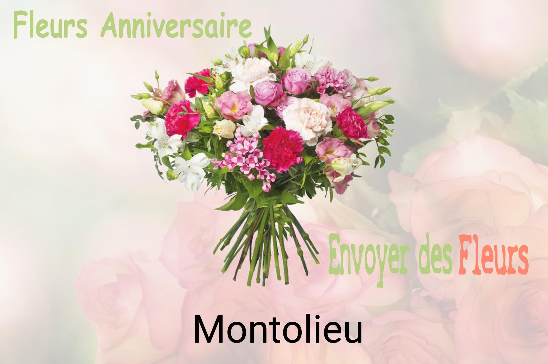 Bouquet de fleurs d’anniversaire livré à Montolieu
