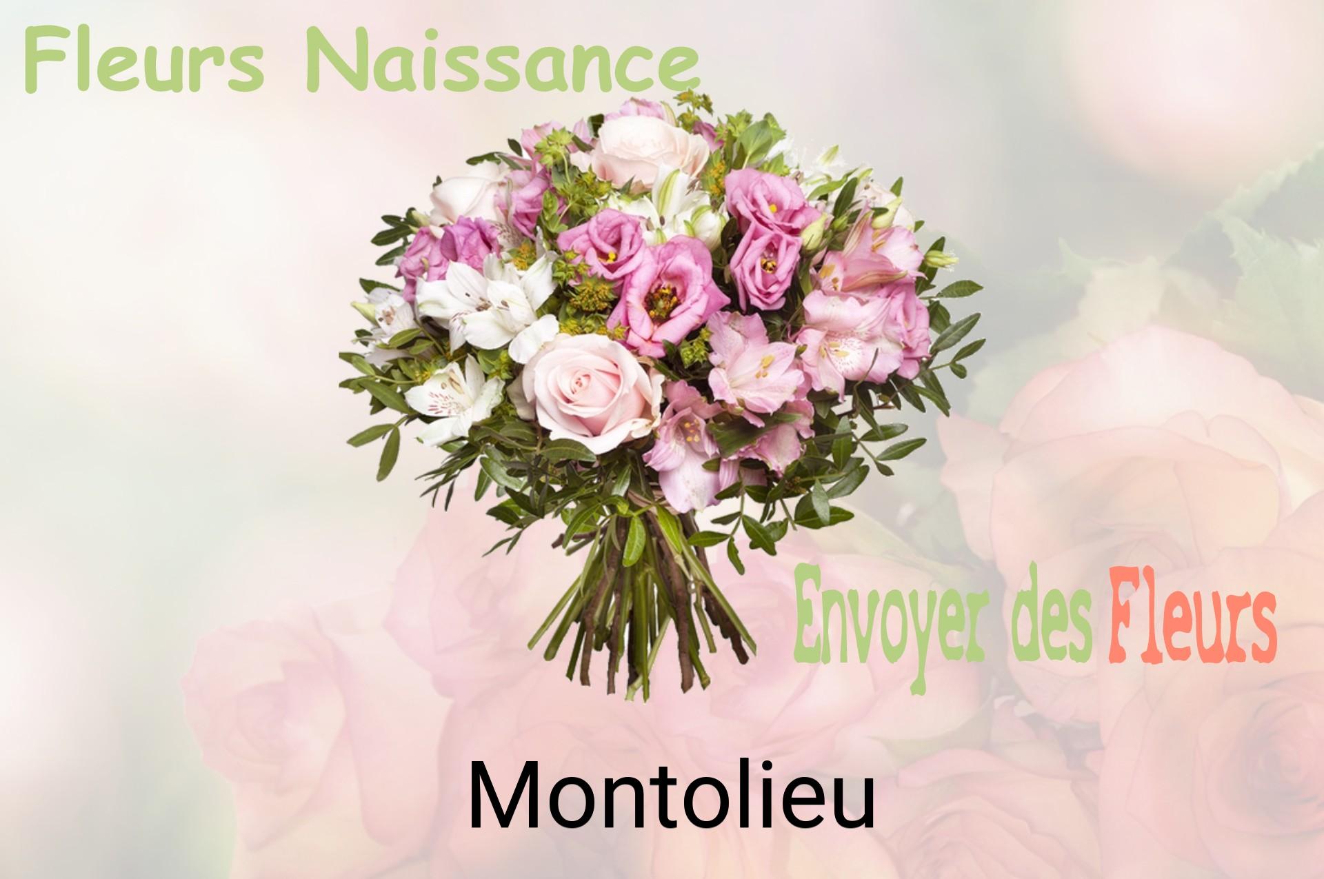 Bouquet de fleurs de naissance livré à Montolieu